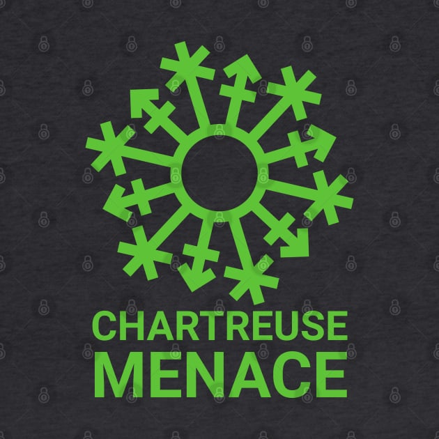 "Chartreuse Menace" Gender Snowflake - Green by GenderConcepts